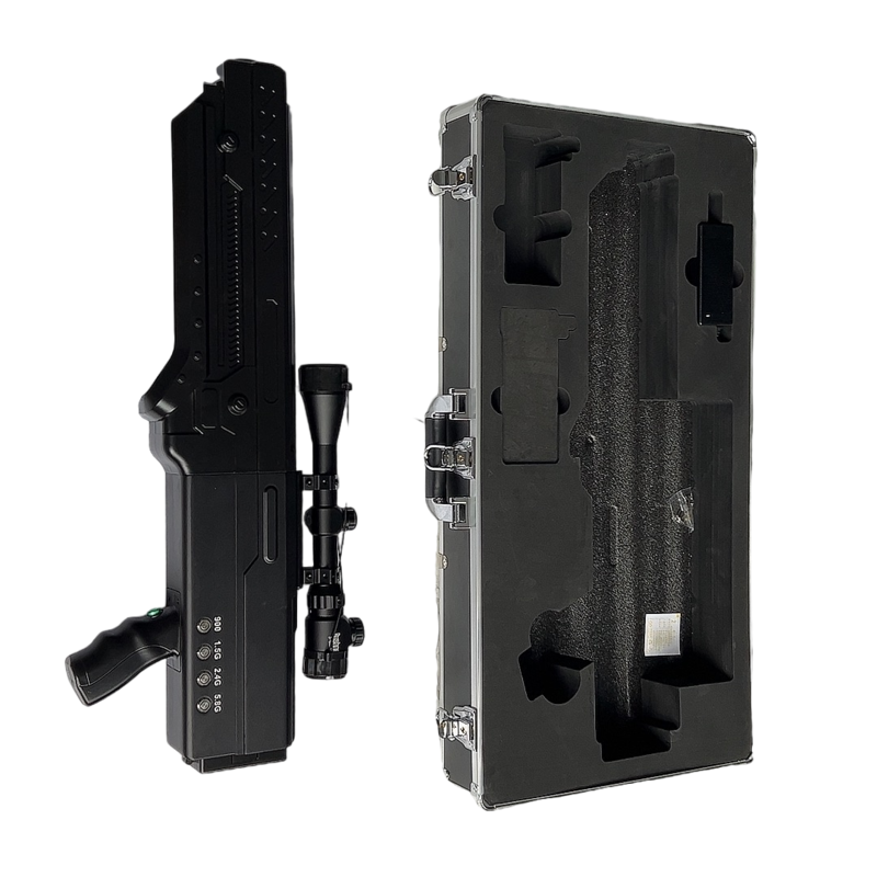  郾城手持便携式枪型低空防御反制四通道A型