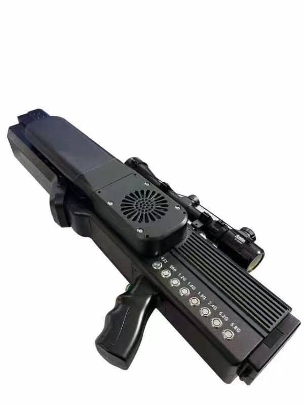  郾城手持便携式枪型低空防御反制八通道